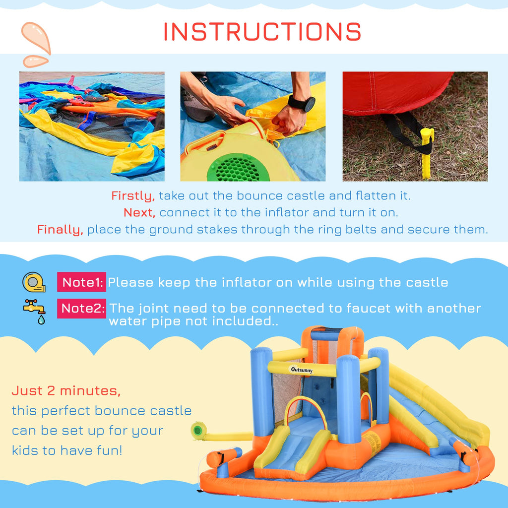 Splash Castle 5-in-1 Bounce House