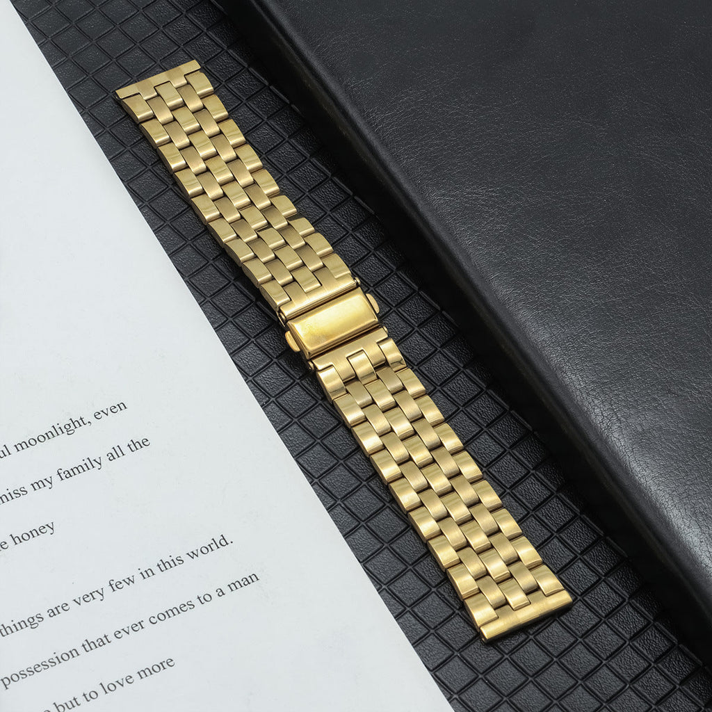 Colorful Five-bead Stainless Steel Strap