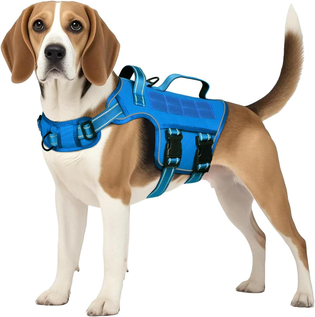 Heavy Duty No-Pull Tactical Dog Harness Molle Vest