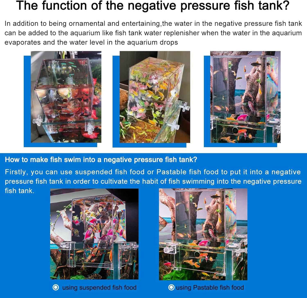Fish Tank Auto Top Off Negative Pressure Aquarium Water Refill System