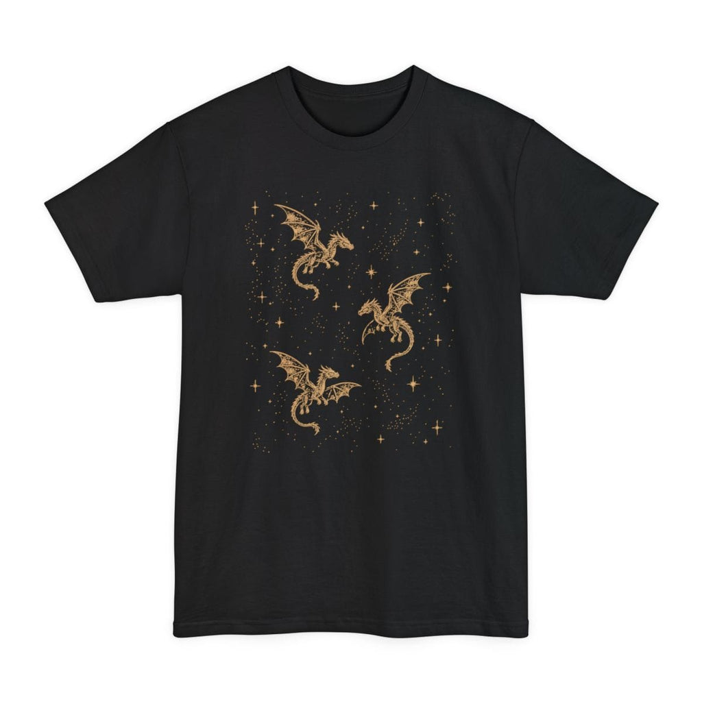 Celestial Dragons and Stars Tall T-Shirt