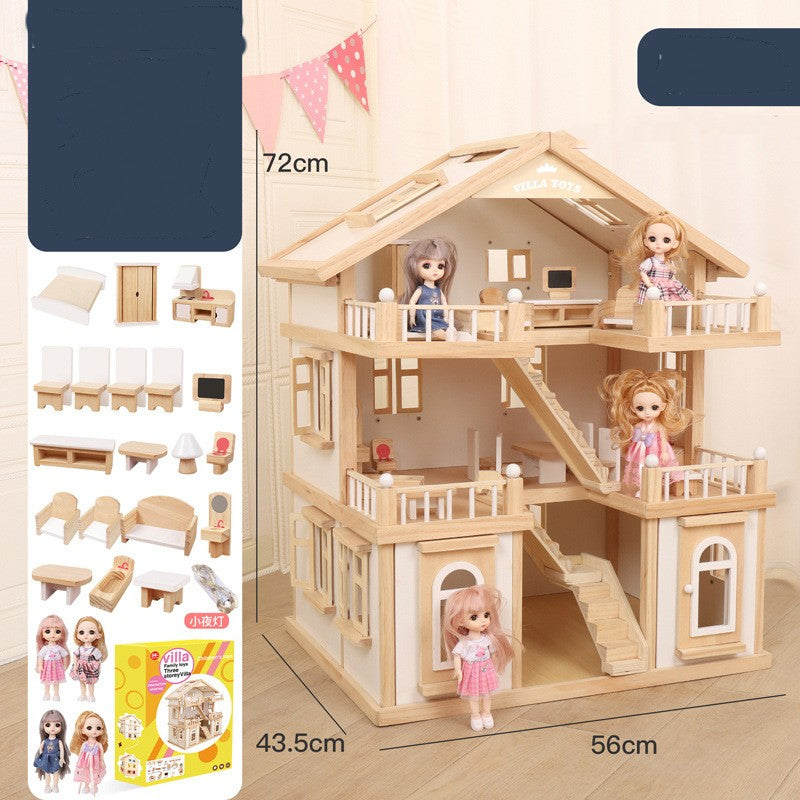 Storybook Wooden Dollhouse