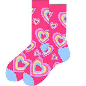 Pink Closed eye Heart