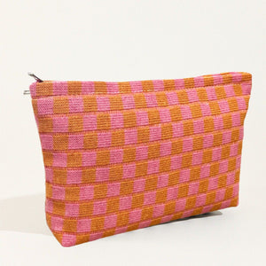 Orange Pink Grid