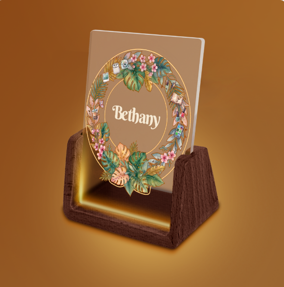 Her Name in Lights — Personalized USB Night Light