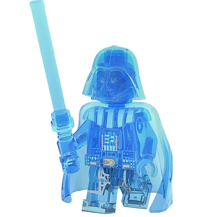 Darth Vader Transparent Blue Star Wars Lego Compatible Minifigure 3