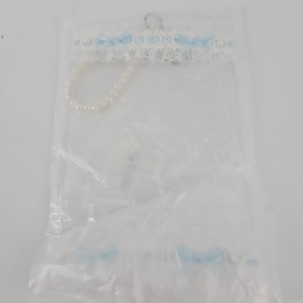 Tinoaly Clear PVC Doll Display Bag, 5.9 x 9.8 in, Pearl Keychain