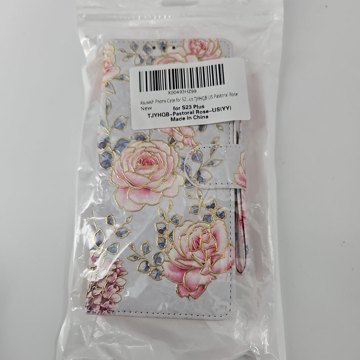 Asuwish Pastoral Rose Phone Case for S23 Plus