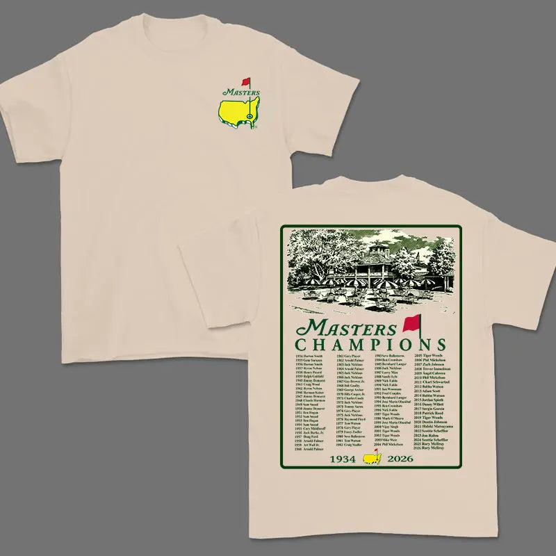 2026 Masters Golf Heritage T-Shirt – 90th Anniversary Commemorative Tee