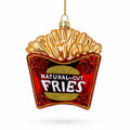 French Fries Glass Christmas Ornament