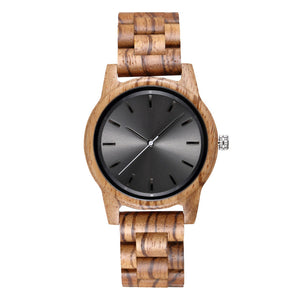 Men's Zebra Wood Gray Surface