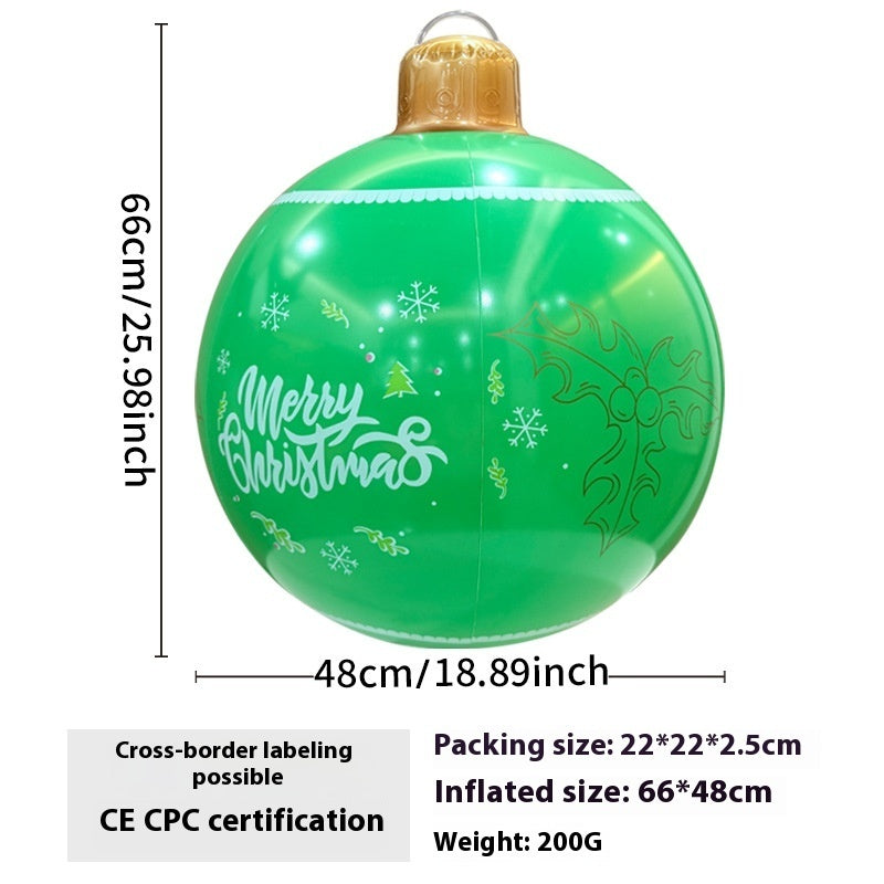Inflatable Christmas Ball Outdoor Garden Christmas Decorations