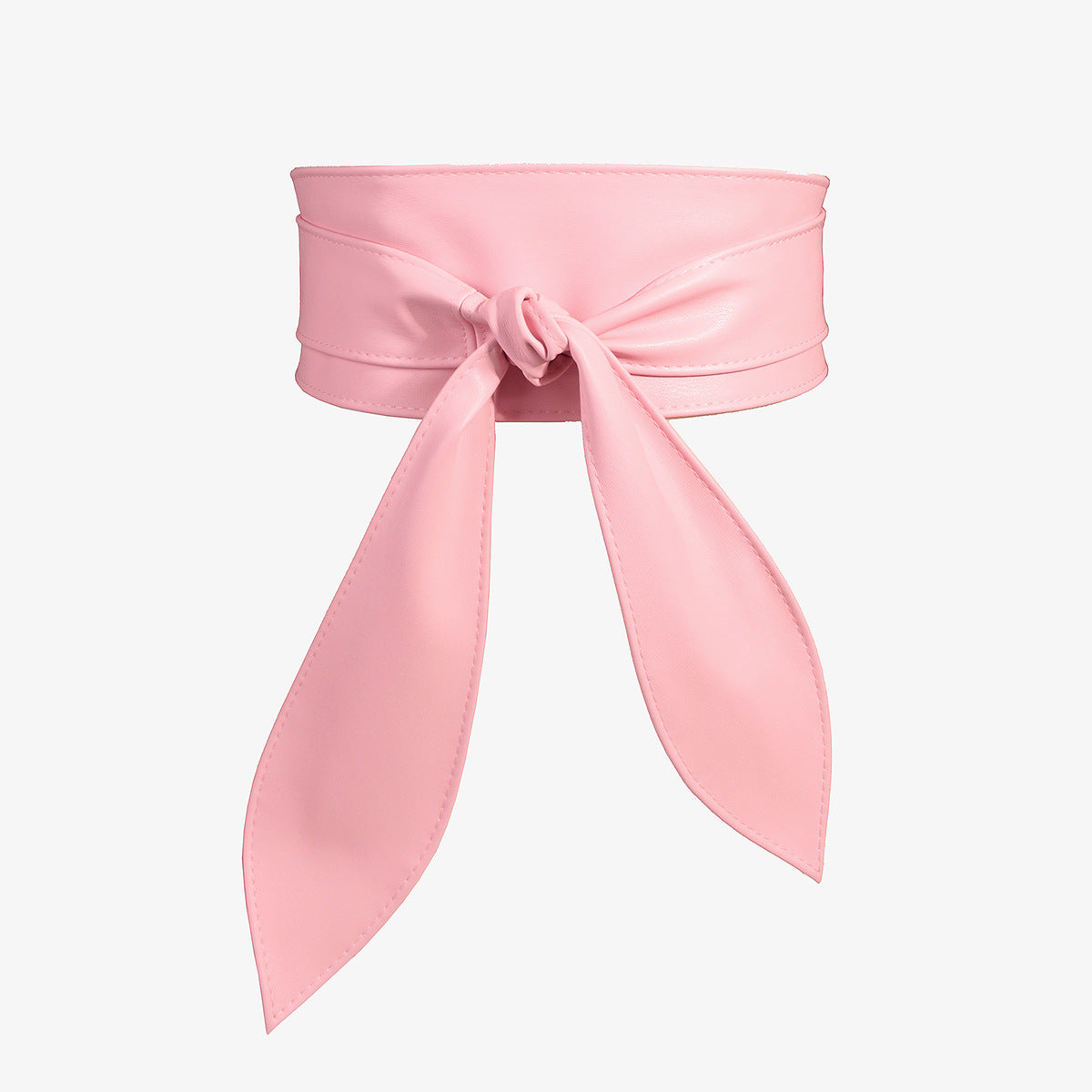 Amazon Cross-border Women's Wide Waist Cover Soft All-match Elegant Bow Ribbon Super Long In Stock Tie Belt