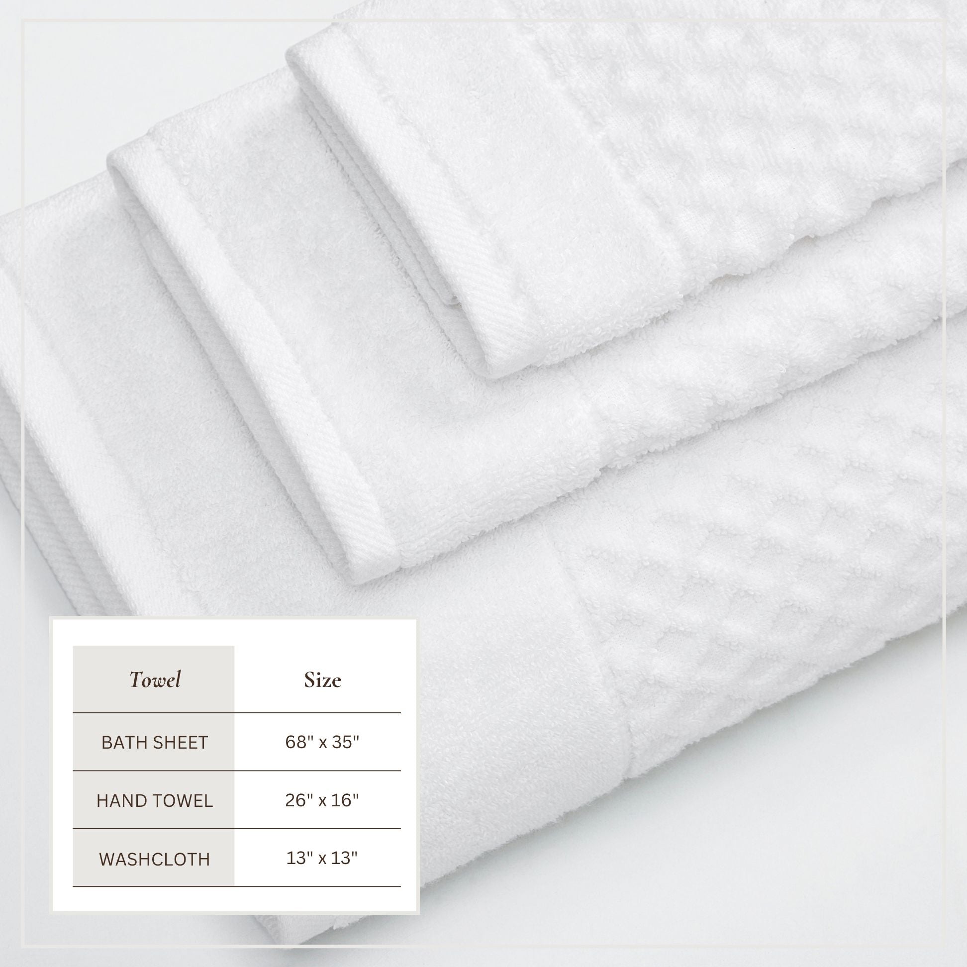 Cotton Diamond Waffle Weave Bath Towel Set - Grayson Collection