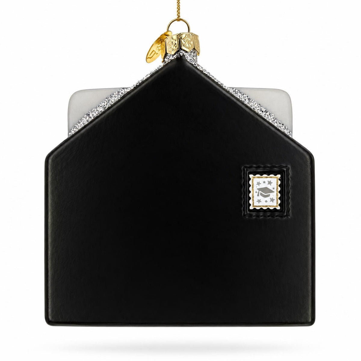 Graduation Congratulations Graduate Mail Letter Glass Christmas Ornament