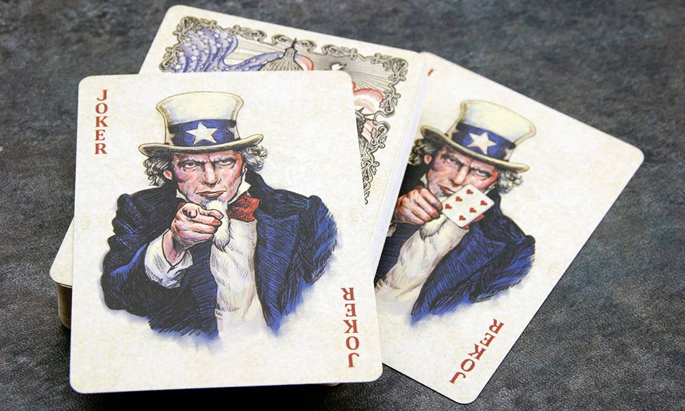 Bicycle US Presidents Playing Cards (Blue) - DNC Collector Deck