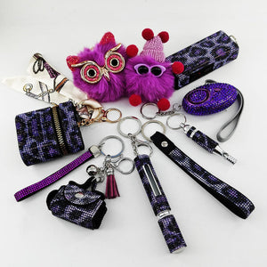 Purple Leopard Print