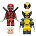 Deadpool  & Wolverine Movie SET OF 2 MCU X-Men Minifigure Toy 3