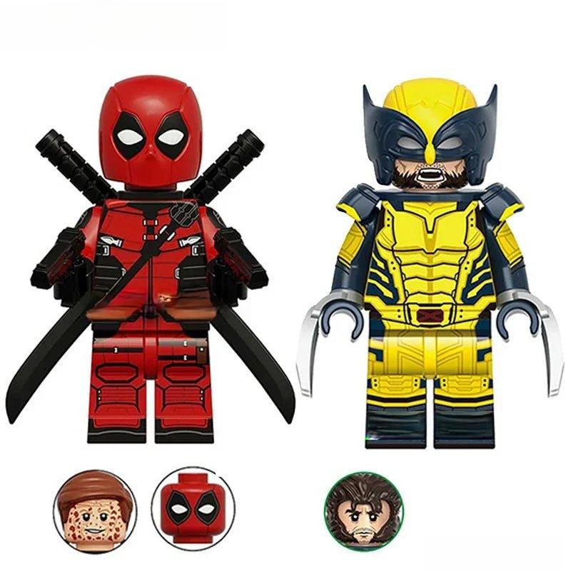 Deadpool  & Wolverine SET OF 2 Marvel MCU Minifigure Toy 2