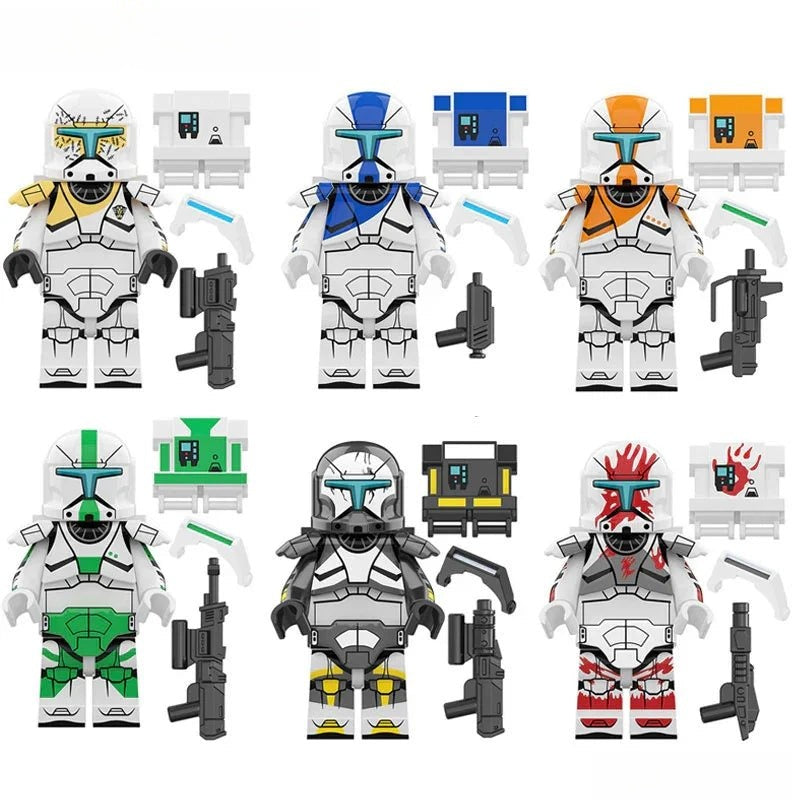 Delta Squad Commandos Set of 6 Lego Star Wars Minifigures Custom Toys