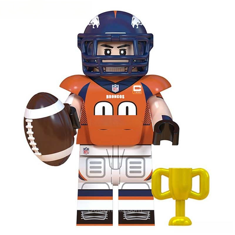 Denver Broncos NFL Football Teams Minifigure Toy