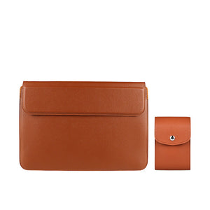 Cowhide yellow bag