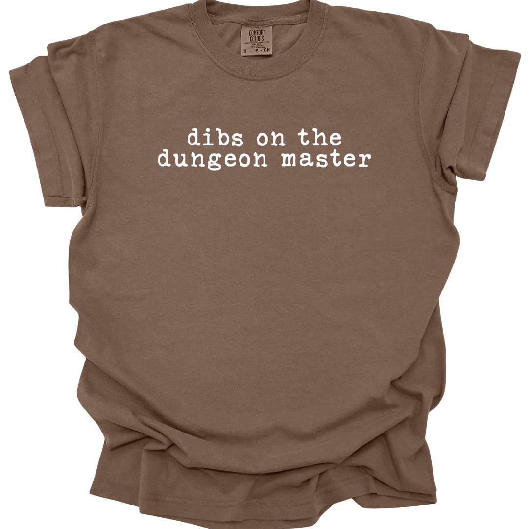 Dibs On The Dungeon Master T-Shirt - Comfort Colors