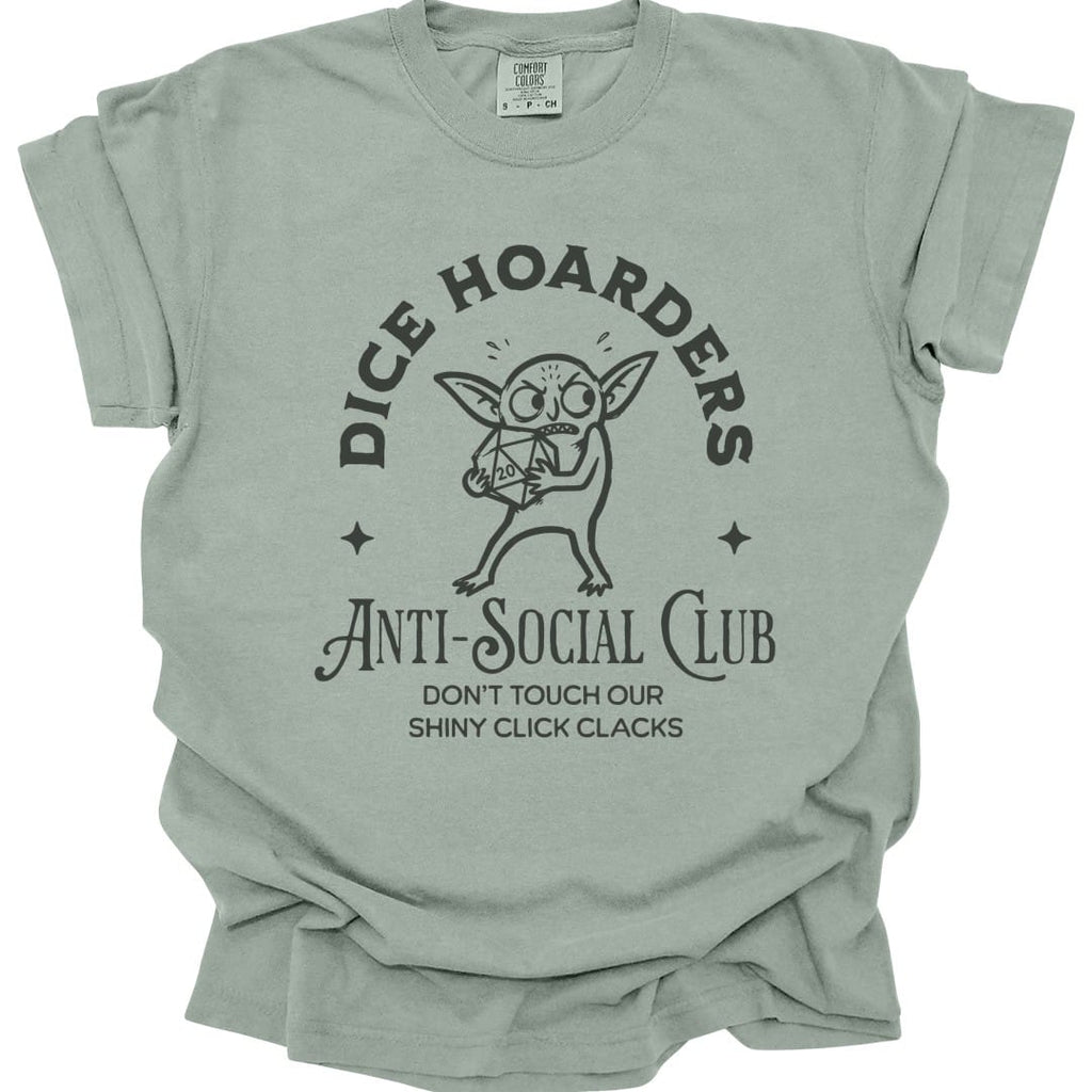 Dice Hoarders Anti-Social Club T-Shirt - Comfort Colors