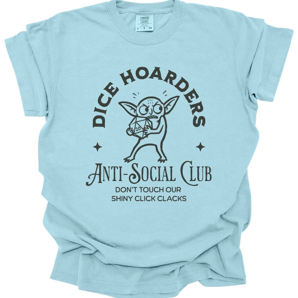 Dice Hoarders Anti-Social Club T-Shirt - Comfort Colors