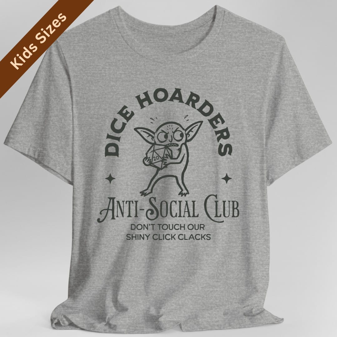 Dice Hoarders Anti-Social Club Kids T-Shirt