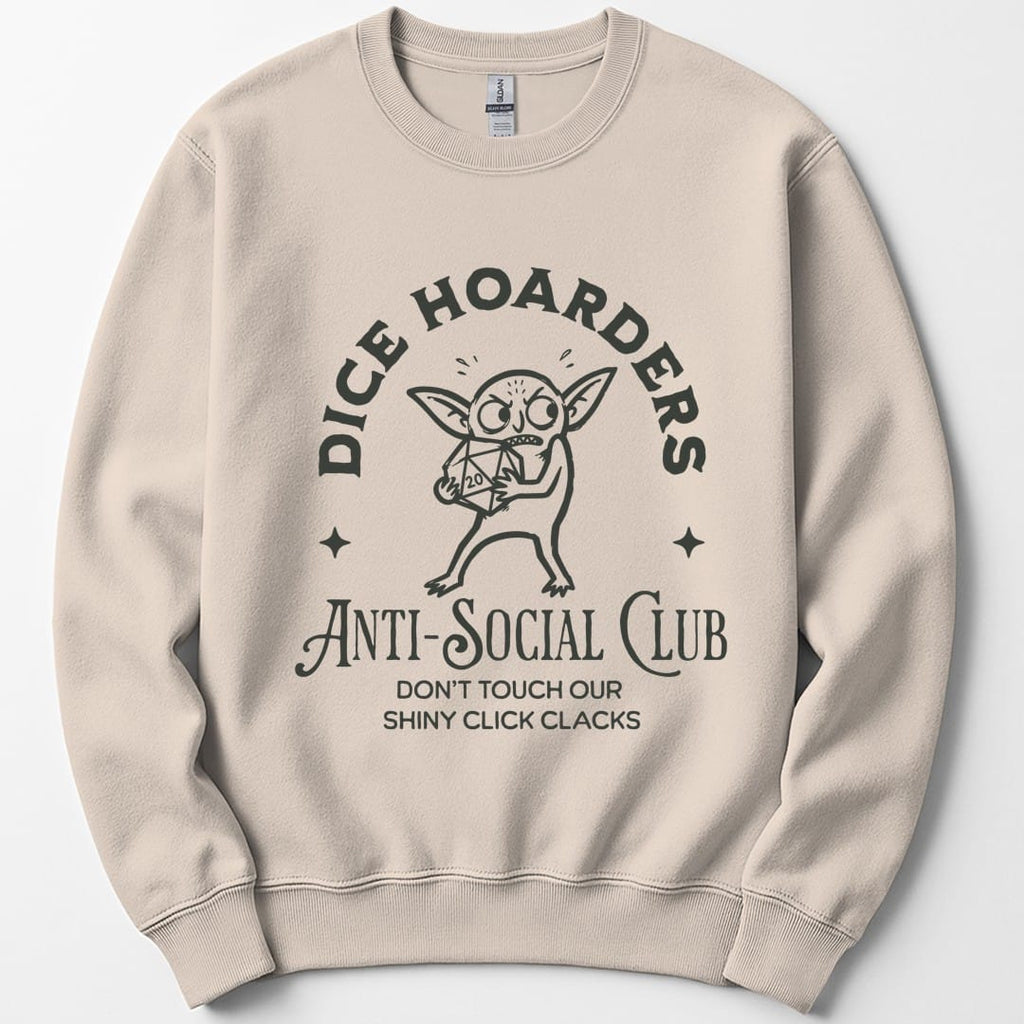 Dice Hoarders Anti-Social Club Sweatshirt