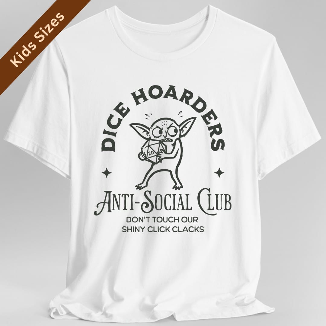 Dice Hoarders Anti-Social Club Kids T-Shirt