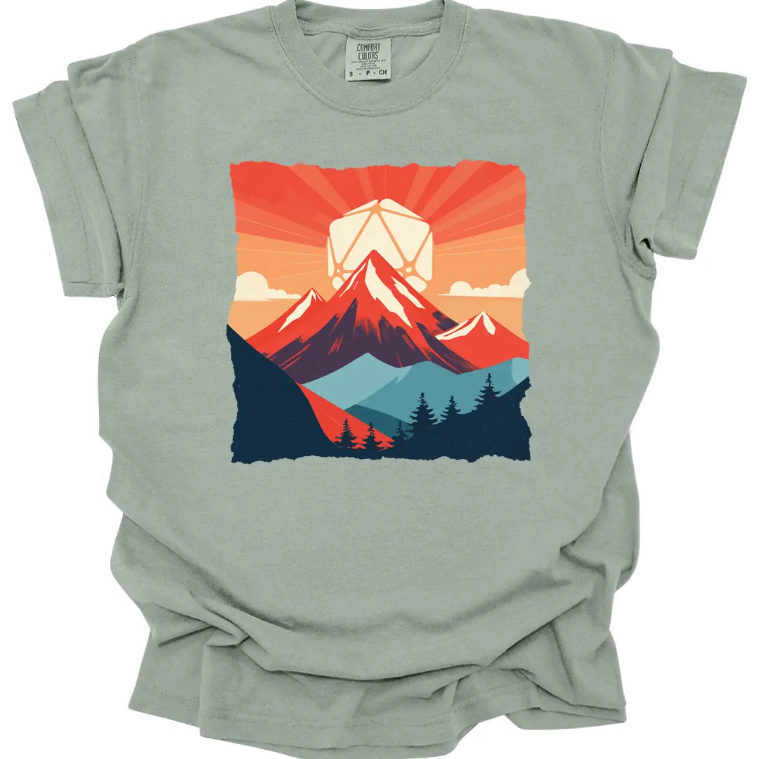 DnD D20 Japanese Landscape T-shirt - Comfort Colors