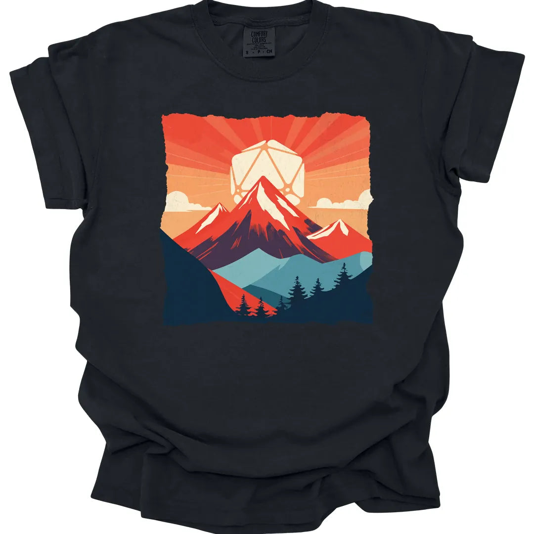 DnD D20 Japanese Landscape T-shirt - Comfort Colors
