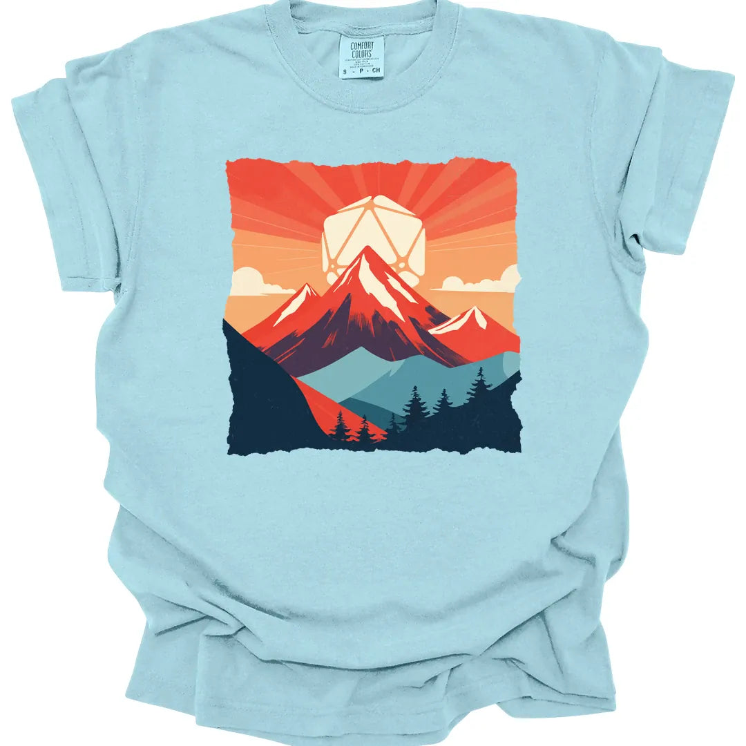 DnD D20 Japanese Landscape T-shirt - Comfort Colors