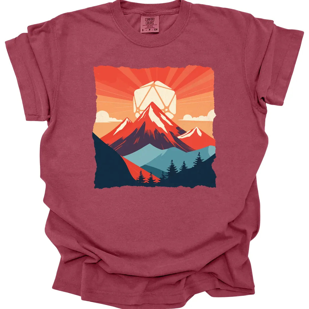 DnD D20 Japanese Landscape T-shirt - Comfort Colors