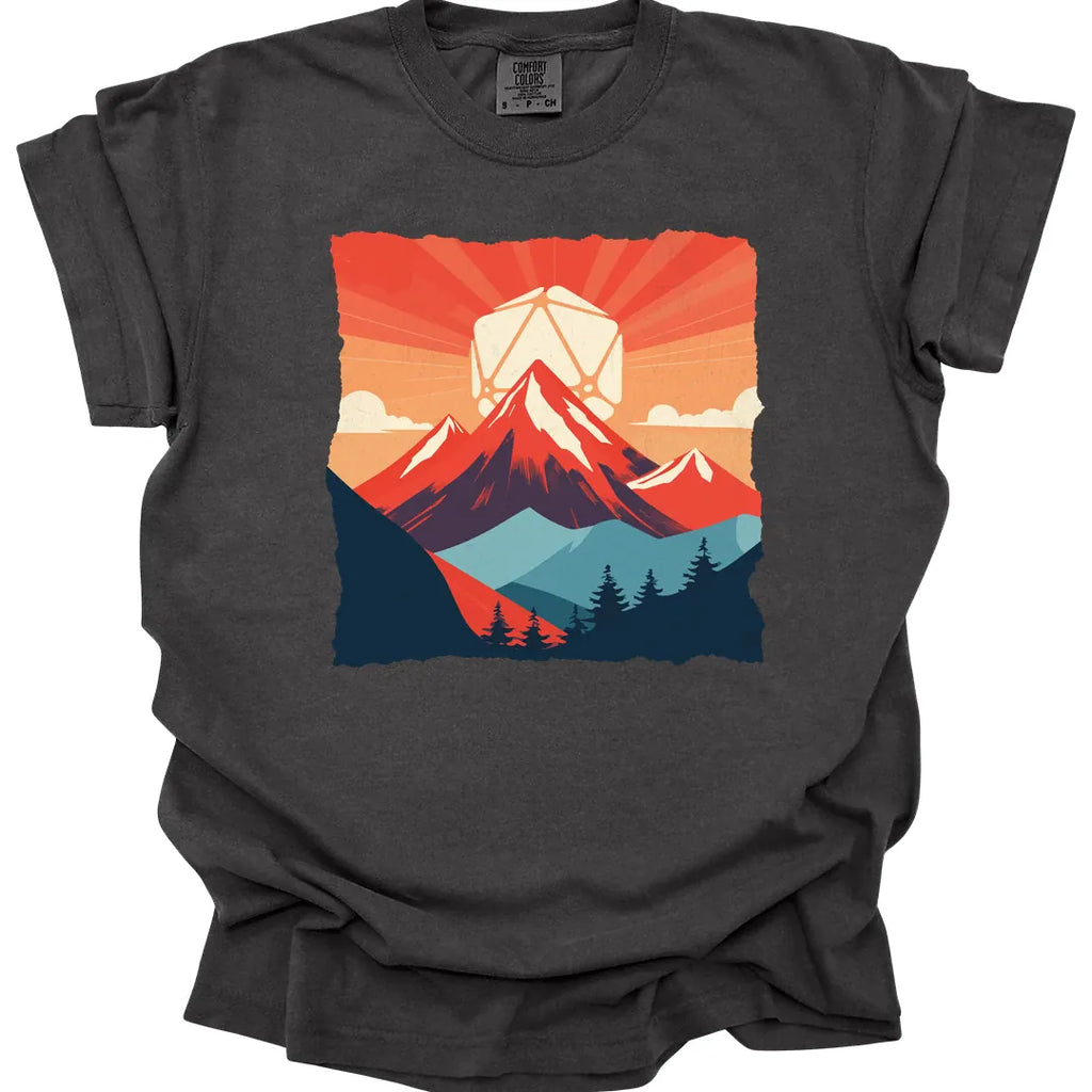 DnD D20 Japanese Landscape T-shirt - Comfort Colors