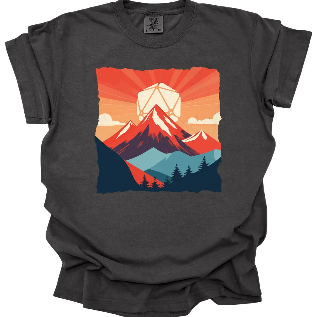 DnD D20 Japanese Landscape T-shirt - Comfort Colors