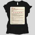 DnD Mom Stat Block Women's T-Shirt