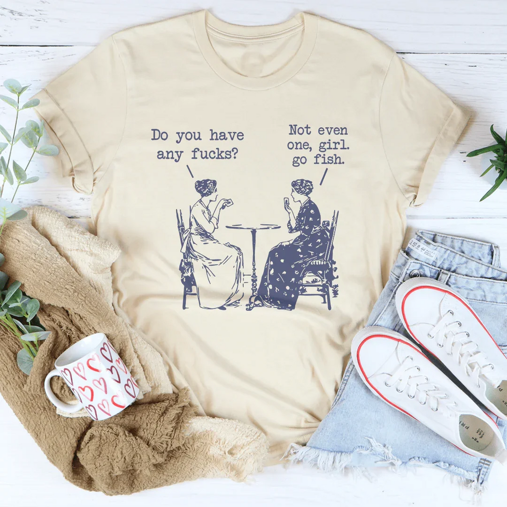 Sarcastic Game Pun Shirt – "Girl Go Fish" Graphic T-Shirt