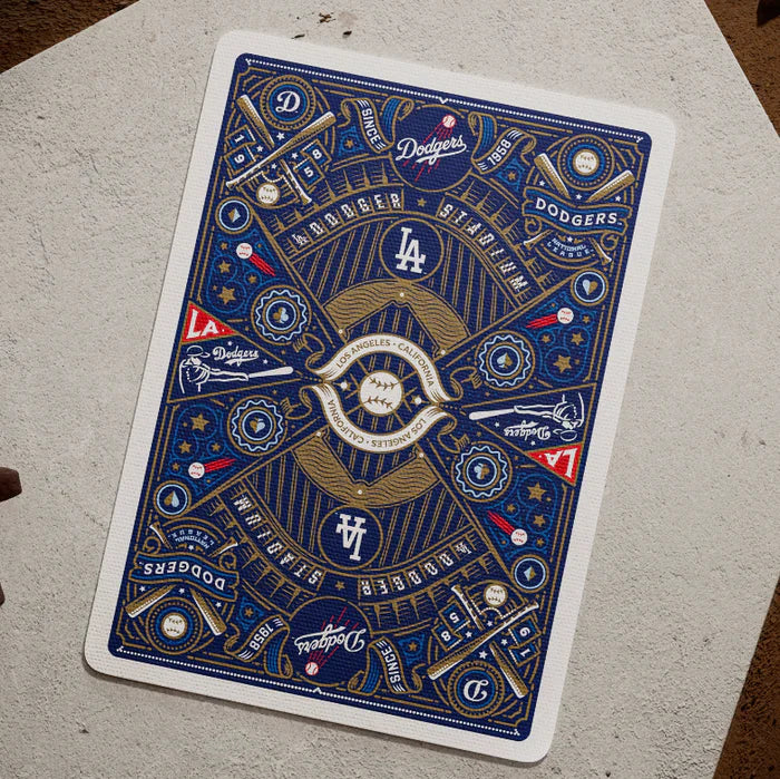Theory11 Los Angeles Dodgers - Brick (12 decks)