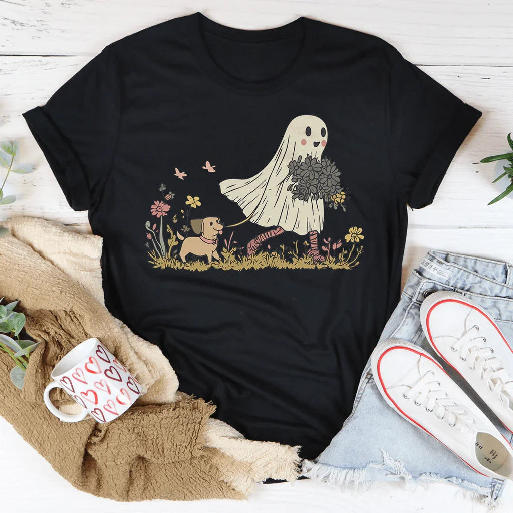 Dog Ghost Mom Tee