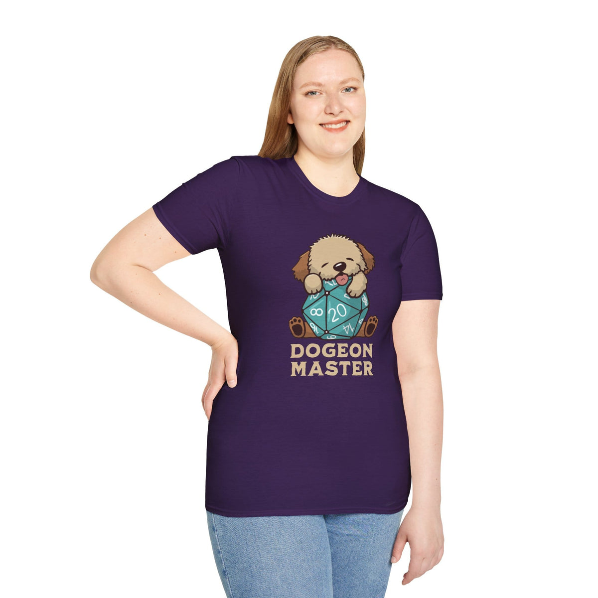Dogeon Master Dog D&D T-Shirt