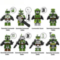 Doom's Unit Doomsday Quad Clone troopers Set of 8 | Minifigure Toy