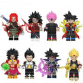 Dragon Ball Z Xeno Super set of 8 Anime Minifigures