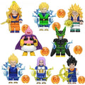 Dragon Ball Z Super set of 8 Lego Minifigures Custom Anime Toys 5
