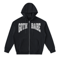 Drop-Shoulder Zip Up Hoodie
