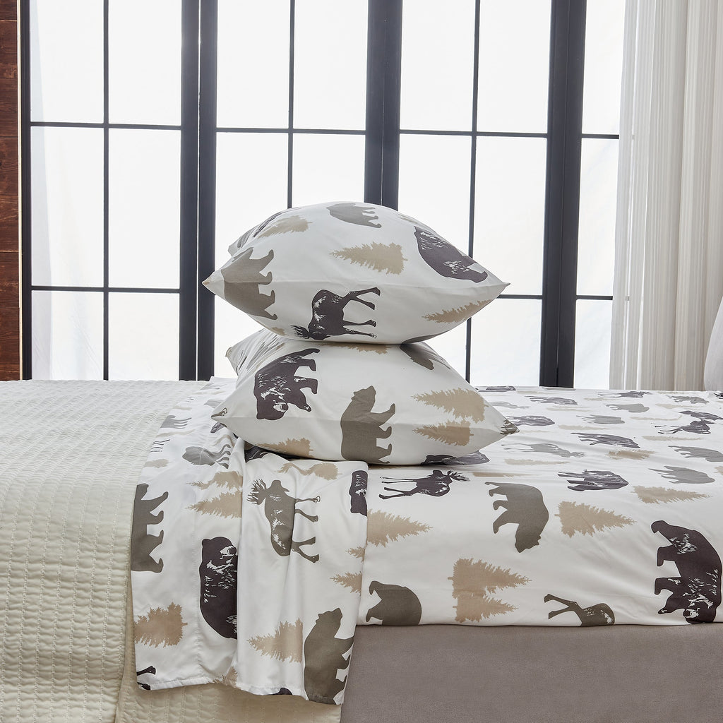Lodge Printed Sheet Set - Mountain Ridge Collection