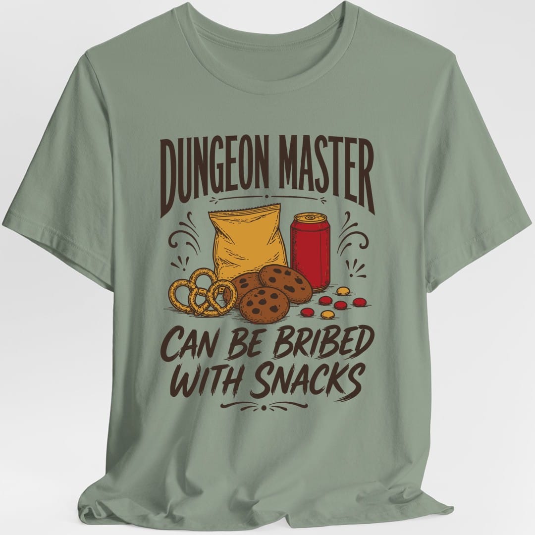 Dungeon Master Can Be Bribed With Snacks T-Shirt