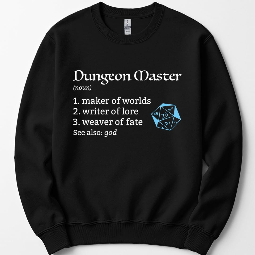 Dungeon Master Definition D&D Sweatshirt